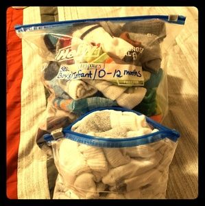 Large lot boys infant socks!!! (0-12 months)